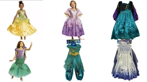 Disguise Girl's Prestige Disney Princess Dress Pretend Play Costume Dress-Up - Picture 1 of 49