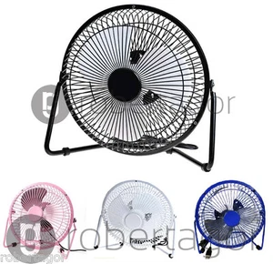 Ventilador A Palas Fan USB Metal Con Interruptor Para PC Notebook 20 Cm. BB819 - Imagen 1 de 5