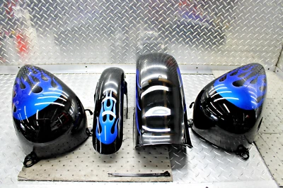 84-99 HARLEY-DAVIDSON SOFTAIL FAT BOY BODY SET- GAS TANK FRONT REAR FENDERS CSTM - Image 1 of 4