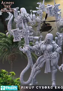 Cyborg Priest Pinup | Across the Realms | Wargaming 3D Printed Mini - Bild 1 von 1