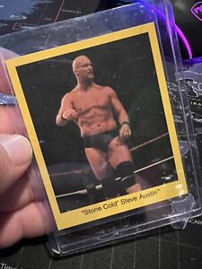  WWF Stone Cold Steve Austin 1997 Cardinal Trivia Trading Card WWE WWF!💎🚀