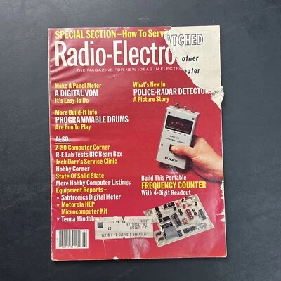 RADIO ELECTRONICS Magazine Vintage August 1983 - A digital vom - Image 1 of 3