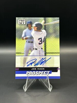 2022 Leaf Pro Set Prospects Joe Mack #PSP-JM1 Autograph Miami Marlins RC - Image 1 of 2