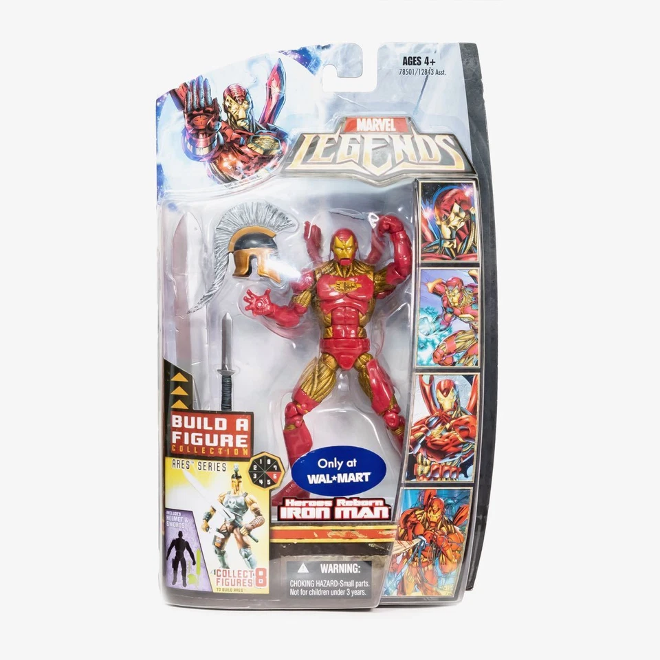 2008 Marvel Legends Heroes Reborn Ares BAF Series Iron Man 6" Figure S153