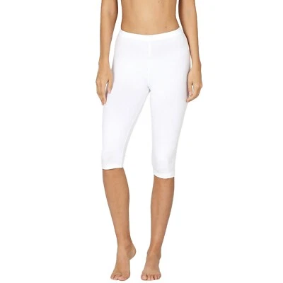 Leggings capri de algodón premium Zenana hasta la rodilla (S-3X) Foto 1 de 3