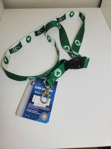 Boston Celtics NBA Key Chain Lanyard with Clip Cover