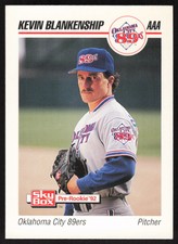 1992 SkyBox Team Sets AAA   Kevin Blankenship #303 Oklahoma City 89ers