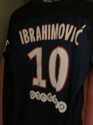 PSG Soccer Jersey Ibrahimovich Long Sleeve Football Shirt Youth club - Image 1 of 2