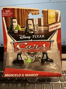 Disney Pixar Cars Marcelo and Marco Lemon Pitty Cars 2 Porta Corsa 1:55 Chase - Picture 1 of 2