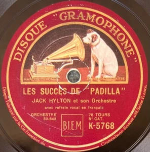 Jack Hylton: Die Hits von "Moretti" & "Padilla" 78 U/min GRAMMOPHON K-5768 - Bild 1 von 4