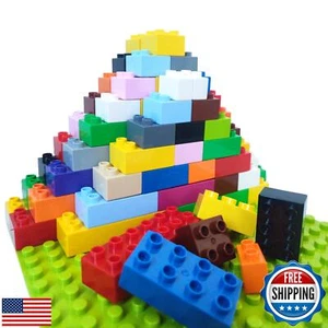 Building Blocks Set for Kids with Baseplate Big Building Bricks 101Pcs Classi - Picture 1 of 5