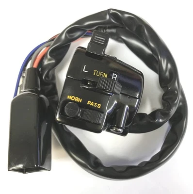 Interruptor de bocina de luz de señal de giro de barra de control izquierda 1973-75 para Kawasaki Z1 900 Foto 1 de 2