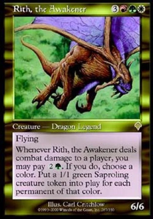 MTG English Rith, the Awakener NM Foil Invasion - Image 1 of 1