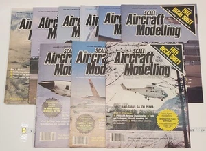 Scale Aircraft Modelling Magazine Lot of 9 From 1983 Vintage Airplane Model - Picture 1 of 6