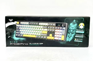 Aula F108 Pro Three Modes (2.4G/BT/Wired) Mechanical Keyboard - Multicolor - Picture 1 of 7