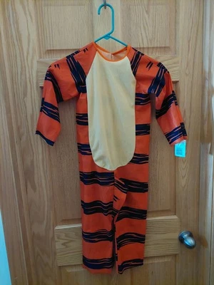 Disney TIGGER Winnie the Pooh Disfraz Niño 4-6 SIN Máscara Ni Capucha  Foto 1 de 2