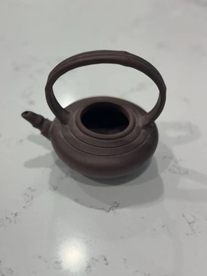 Vintage Chinese Yixing Purple Clay Teapot SMALL RARE - Image 1 of 2