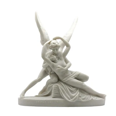 Amor & Psyche Guss Marmor Statue Gott Eros Akt Liebe & Seele... - Bild 1 von 4