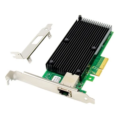 10GBASE-T Server NIC PCIe x4 Intel X550-T1 10GbE Network Lan Adapter Controller - Image 1 of 4