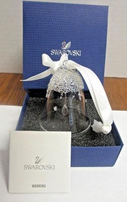 Adorno Campana Navidad Swarovski Cristal Gota Forma Clapper 5223276 + Caja Foto 1 de 4