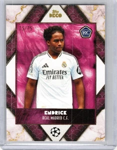 Endrick - UCC Deco 2024/25 - Real Madrid - Topps - RC - Rookie /75 - Imagen 1 de 2