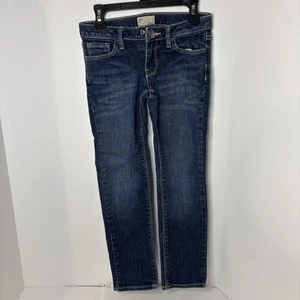 Gap Kids Girl Jeans Size 7 Reg Stretchy Skinny Adjustable Waist - Picture 1 of 6