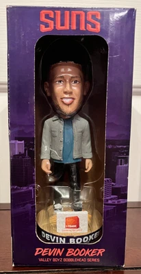 2020 DEVIN BOOKER Valley Boyz BOBBLEHEAD Phoenix Suns SGA Smooth Fit - Image 1 of 4