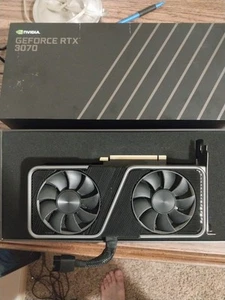 NVIDIA GeForce RTX 3070 Founders Edition 8GB GDDR6 Graphics Card - Dark... - Bild 1 von 2
