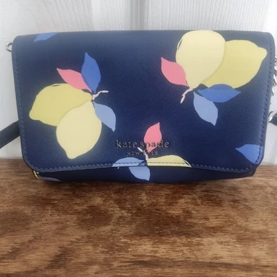 kate spade Cameron Lemon Zest Saffiano Convertible Small Flap Crossbody Bag - Image 1 of 4