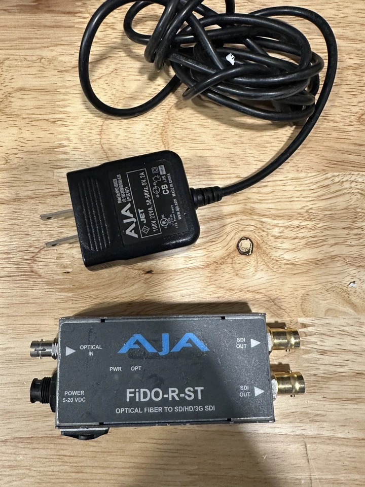 AJA FIDO-R-ST - ST fiber to SDI - Receiver - Image 1 of 1