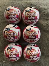 6 New Zuru 5 Series 2 Zuru Foodie Mini Brands Balls 95 To Collect Lot of 6 Balls