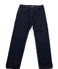 Dearborn Denim Jeans Mens 35 x 31 Dark Wash Straight USA Made