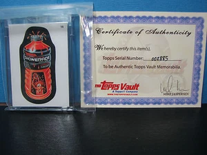 Showerade 2011 Topps Wacky Packages 1/1 Blank Back COA - Picture 1 of 3