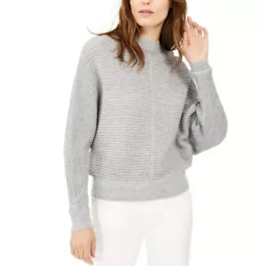 MICHAEL KORS NEW Women's Wool Blend Dolman-sleeve Crewneck Sweater Top TEDO - Picture 1 of 2