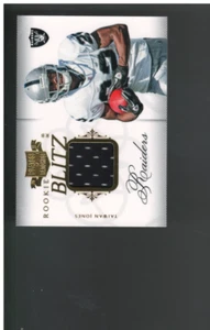 B4465- 2011 Panini Plates and Patches Rookie Blitz #17 Taiwan Jones /299 - Picture 1 of 2