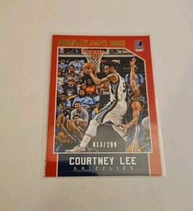 2015-16 Panini NBA Hoops - Red 13/299 #217 Courtney Lee Memphis Grizzlies  - Picture 1 of 2