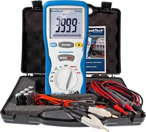 2705 Digital Milliohmmeter with 4-Pin Kelvin Test Leads, Resistance Measurements - Picture 1 of 7