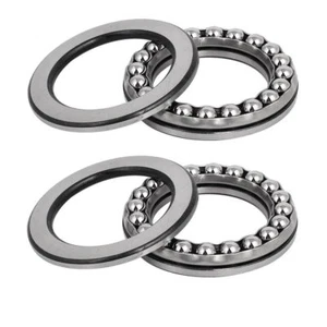 2 pcs 40mmx60mmx13mm Single Row Thrust Ball Bearing 51108 - Picture 1 of 1