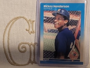 Rickey Henderson, New York Yankees, 1987 Fleer #101 🇬