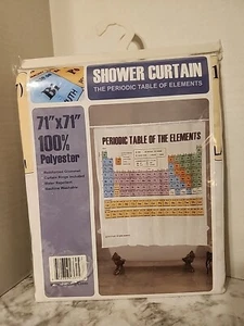 Tabla periódica actualizada de elementos cortinas de ducha de tela para estudios de química... - Imagen 1 de 2