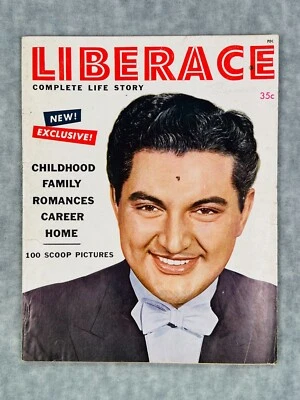 🎶🎶🎶Liberace Complete Life Story Magazine 1954 Ideal Publishing🎶🎶🎶 Foto 1 de 4