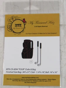 My Treasured Kutz, troquel de metal, "CUATRO" palos y bolsa, MTK-CK-4094 - Imagen 1 de 2