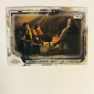 2021 Topps Star Wars Chrome Legacy Base #124 Ezra Learns About His Parents - Picture 1 of 2