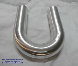 Radiador Intercooler Turbo 180 Grados Aluminio U Curvado Cepillado Ligero - Imagen 1 de 3