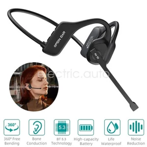 Knochenleitung Bluetooth Kopfhörer Kabellos Ohrhörer Sport Headset Mikrofon - Bild 1 von 20