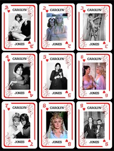 CAROLYN JONES 1 BOX WITH 54 POKER PLAYING CARDS - ARGENTINA! - NIB 