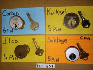 LOT #657....4 PCS. CHALLENGE....LOCK CYLINDER LOT...PICKERS, LOCKSPORT - Picture 1 of 1
