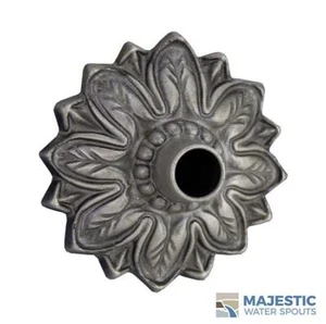 Emisor de fuente de agua Florentina de 3/4" - peltre antiguo - Imagen 1 de 4