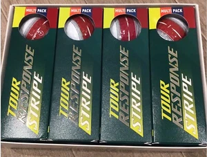 1 DOZEN TAYLORMADE TOUR RESPONSE STRIPE ALL MAROON COLOUR BRAND NEW - Picture 1 of 1