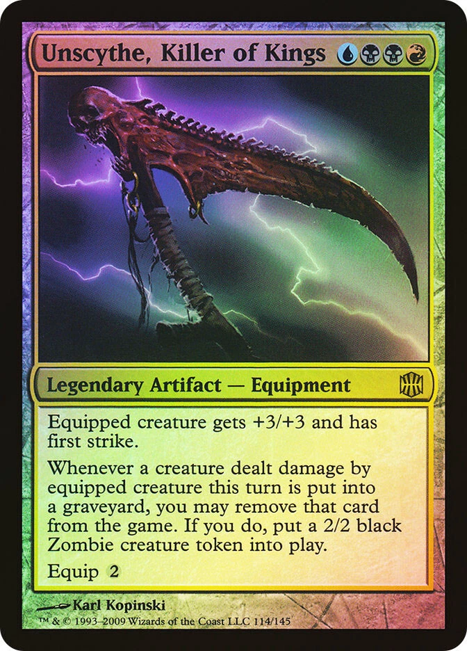MTG FOIL Unscythe, Killer of Kings  - Alara Reborn #114 - Image 1 of 1